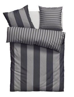Home affaire Bettwäsche Sari, Linon, 2 teilig, in verschiedenen Qualitäten, maritime Bettwäsche mit Streifen