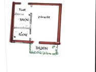 Zentrumsnahe 1-Zimmerwohnung mit Balkon in Waiblingen - Waiblingen