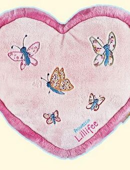 Flauschiges Prinzessin Lillifee-Herzkissen mit Geheimfach - ein schönes Deko für jedes Prinzessinnen Bett - Neuenkirchen (Nordrhein-Westfalen)