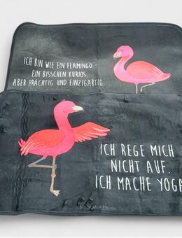 Badvorleger Set Flamingo Yoga Badezimmerteppich Badteppich von Mr. & Mrs. Panda // B Ware - Bamberg