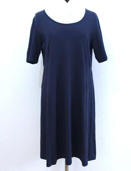 Kleid aus Baumwolle, marineblau, Größe 42/44 - Dresden