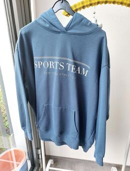 Damen Pullover -Hoodie - innen angeraut - warm - Gr. 2XL - blau - Augsburg