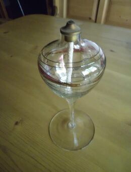 Öl-Lampe,mundgeblasenes Glas, Glashütte Eisch - Regensburg