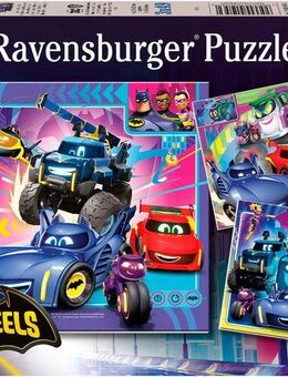 Ravensburger Puzzle An alle Batwheels!, 147 Puzzleteile, 3 x 49 Teile, Made in Europe