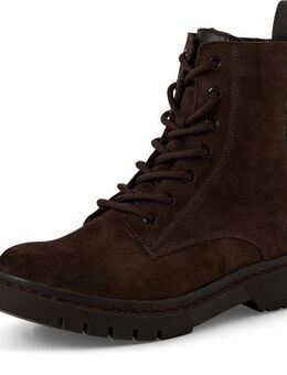 Tamaris Schnürstiefelette, Blockabsatz, Schnürboots, Herbstschuh mit Ziernähten