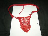 Roter Herren String-Nylon-transparent-gerne getragen-Gr.L-leider sehr knapp geworden - Syke