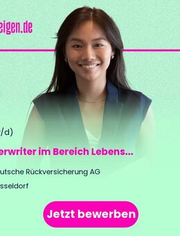 (Junior-)Underwriter (Mensch*) im Bereich Lebensversicherung für die Region MENA - Düsseldorf