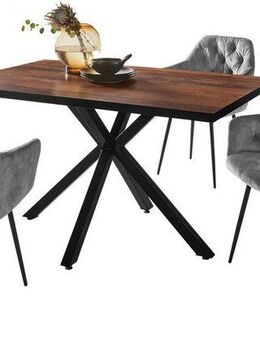 HELA Essgruppe CLEO Tischgruppe Bestseller, (Set, 5-tlg., 1 Tisch / 4 Stühle), Schalenstühle Tisch Wohnzimmer Esszimmer