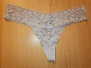 Slip oft *GETRAGEN* weiß Tanga String Höschen Unterhose Unterwäsche - Grünwald