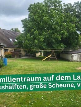 Zweifamilienhaus mit Charme und Scheune - Tessenow