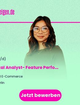 Digital Analyst- Feature Performance (m/w/d) - Berlin