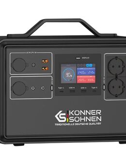 "Könner & Söhnen" Tragbare Powerstation KS 2400PS - 2240Wh - Kaiserslautern