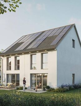 Neubau-Doppelhaushälfte: Modern, sonnenverwöhnt, bezugsfertig! - Sinzheim