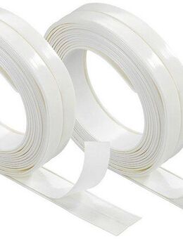 WENKO Dichtungsband, (Set, 2-St), selbstklebend, 320x2,2 cm, für Badewanne, Dusche, Waschbecken