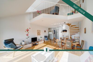Bezugsfreie, stilvolle Maisonette mit Aufzug u. FeWo-Genehmigung in bevorzugter Lage von Überlingen