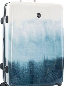 Heys Hartschalen-Trolley Tie-Dye blau, 76 cm, 4 Rollen, Heys x Joachim Llambi Reisegepäck TSA Schloss Volumenerweiterung
