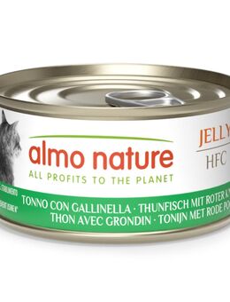 Almo Nature HFC Jelly 6 x 70 g - Thunfisch mit Rotem Knurrhahn