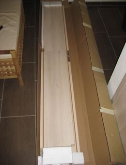 Neue Zarge ASTRA, CPL, Akazie, Rundkante, 1985 x 985 x 240 mm, DIN L, Neupreis: 100 €; VHB: 50 € - Unterleinleiter