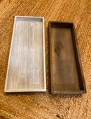 HOLZTABLETT WEISs ODER BRAUN in 49170