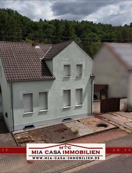 Freistehendes Einfamilienhaus in Werbeln - Wadgassen