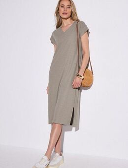 STREET ONE Midikleid mit Rippstruktur