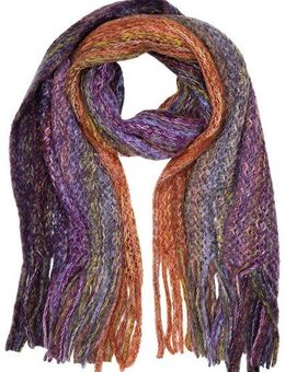 COLLEZIONE ALESSANDRO Strickschal Farbenfroh, (1-St), modischer Farbmix, Made in Italy