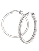 s.Oliver Paar Creolen, mit Zirkonia (synth) in 00000