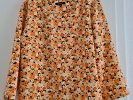 Bluse Shirt Blusenshirt gelb orange schwarz Blumen Gr. 38 Opus - Augsburg