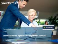 Sachbearbeiter Agenturmanagement (w/m/d) - Stuttgart