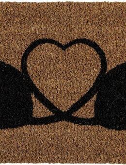 Andiamo Fußmatte Kokos, rechteckig, Höhe: 17 mm, Schmutzfangmatte, verschiedene Designs, In- und Outdoor geeignet