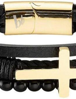 Bruno Banani Lederarmband Schmuck, mit Achat