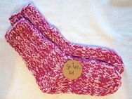 Super dicke bunte gestrickte Socken - Wellness Socken - Gr. 40-41 - Dahme