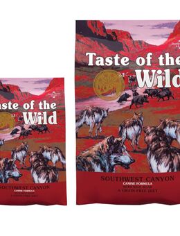 12,2 kg + 2 kg gratis! 14,2 kg Taste of the Wild Hundefutter - Southwest Canyon