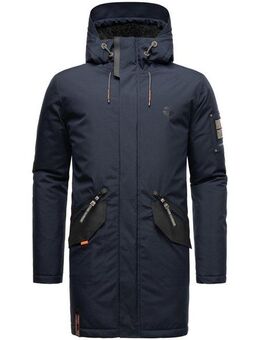 Stone Harbour Wintermantel Ragaan modischer Herren Winterparka mit Teddyfell Futter