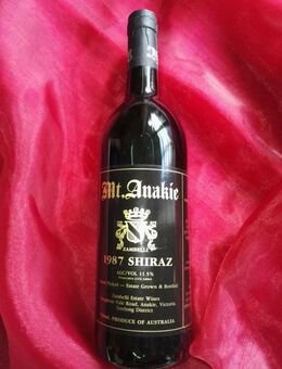 Mt. Anakie - Zambelli - 1987 Shiraz - Australischer Rotwein - Hannover