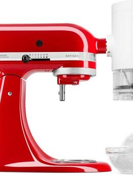 KitchenAid Eisbereiteraufsatz 5KSMSIA, Zubehör für KitchenAid Küchenmaschinen mit kippbarem Kopf und Schüsselheber. NICHT passend für 5KSM3311X. 5KPM5, 5KPM50 und 5K5.