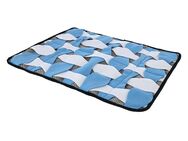 Kerbl Pet Schnüffelteppich - L 60 x B 44 cm, blau/weiß