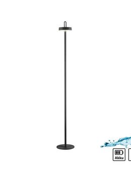 JUST LIGHT Stehlampe AMAG, Dimmfunktion, LED fest integriert, Warmweiß, Akkuleuchte