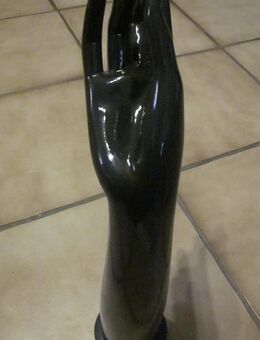 Hand, schwarz (für Schmuck etc.) + Bilderrahmen, blau + Holzkiste + Küchen-Schürze zum fertig nähen, rosa - München