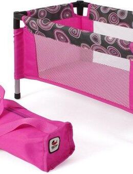 CHIC2000 Puppenbett Puppen-Reisebett, mit Stoff-Tragetasche