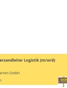 Assistent Versandleiter Logistik (m/w/d) - Bensheim