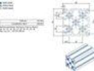 Alu-Profil Aluminiumprofil Konstruktion Profile Nut 10 mm 45+50er - Weinstadt