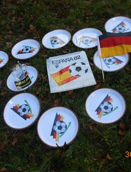 WM ESPANA '82 + 14 x Tablett - Günzach