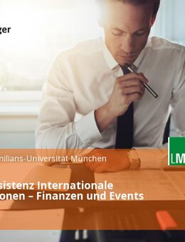 Projektassistenz Internationale Kooperationen – Finanzen und Events (m/w/d) - München