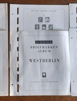Schaubeck Lose/ Vordruckblätter "Westberlin" von 1970 – 1981 für Briefmarkenalben - Niederfischbach