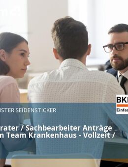 Kundenberater / Sachbearbeiter Anträge (m/w/d) im Team Krankenhaus - Vollzeit / Teilzeit - Bielefeld