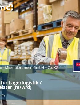 Fachkraft für Lagerlogistik / Verlademeister (m/w/d) - Bad Dürrheim