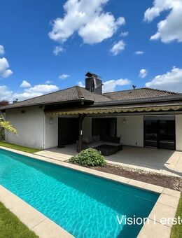 Charmanter Bungalow mit eingewachsenem Grundstück | Vision KI mit Pool im Garten! - Schaafheim