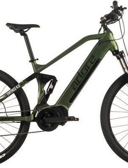 Adore E-Bike Mountainbike Fully 29" Enforce 4.0 Mittelmotor 85NM / 15Ah Grün matt, 9 Gang Shimano Cues Schaltwerk, Kettenschaltung, Mittelmotor, 540 Wh