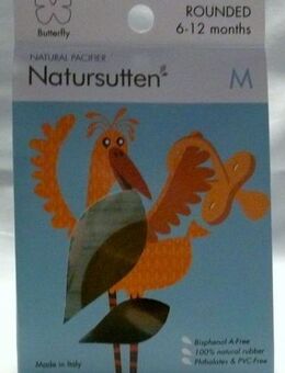Natursutten Butterfly Rounded Schnuller Gr.M, für 6-12 Monate - Niederfischbach
